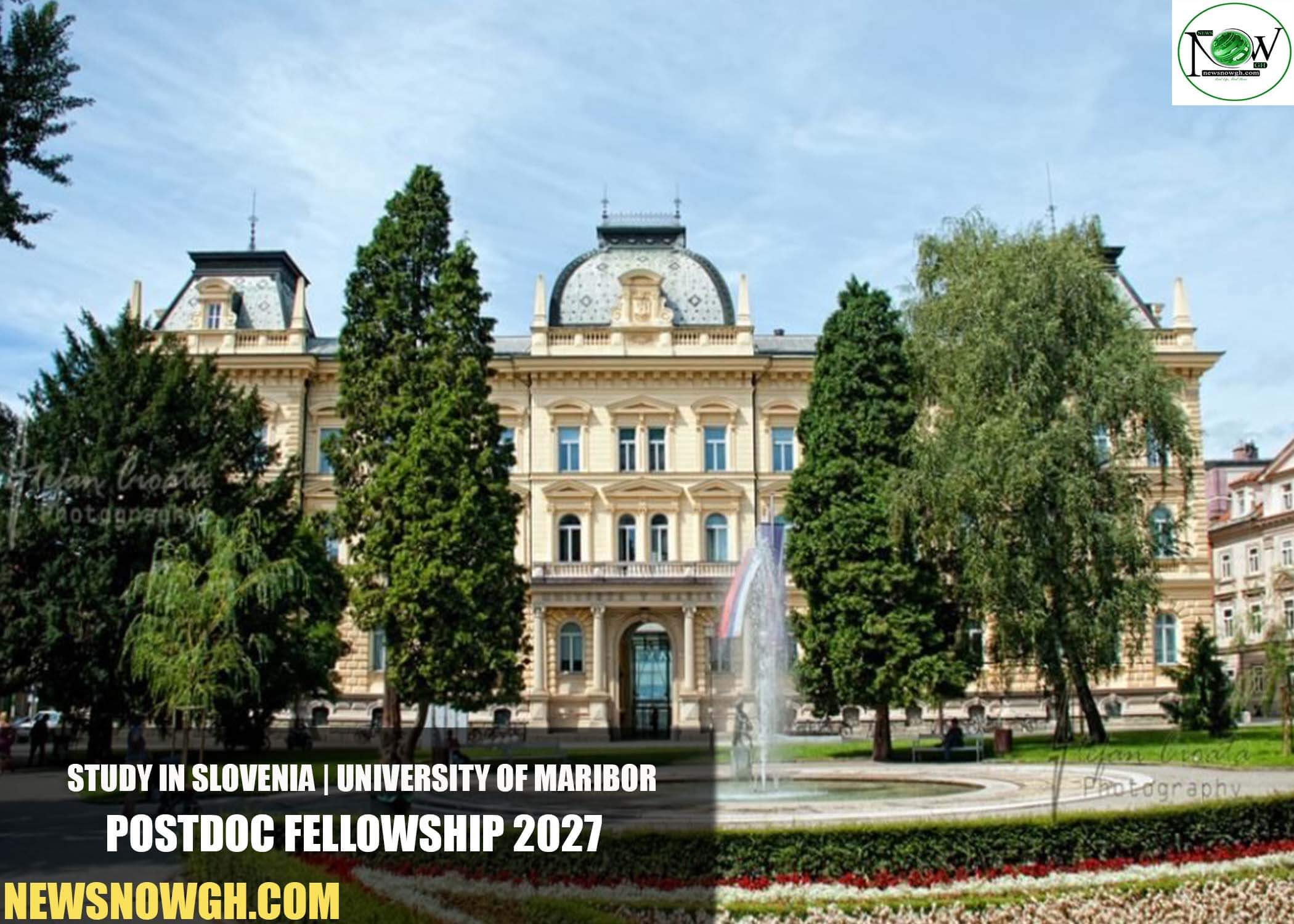 University of Maribor Postdoc Fellowship