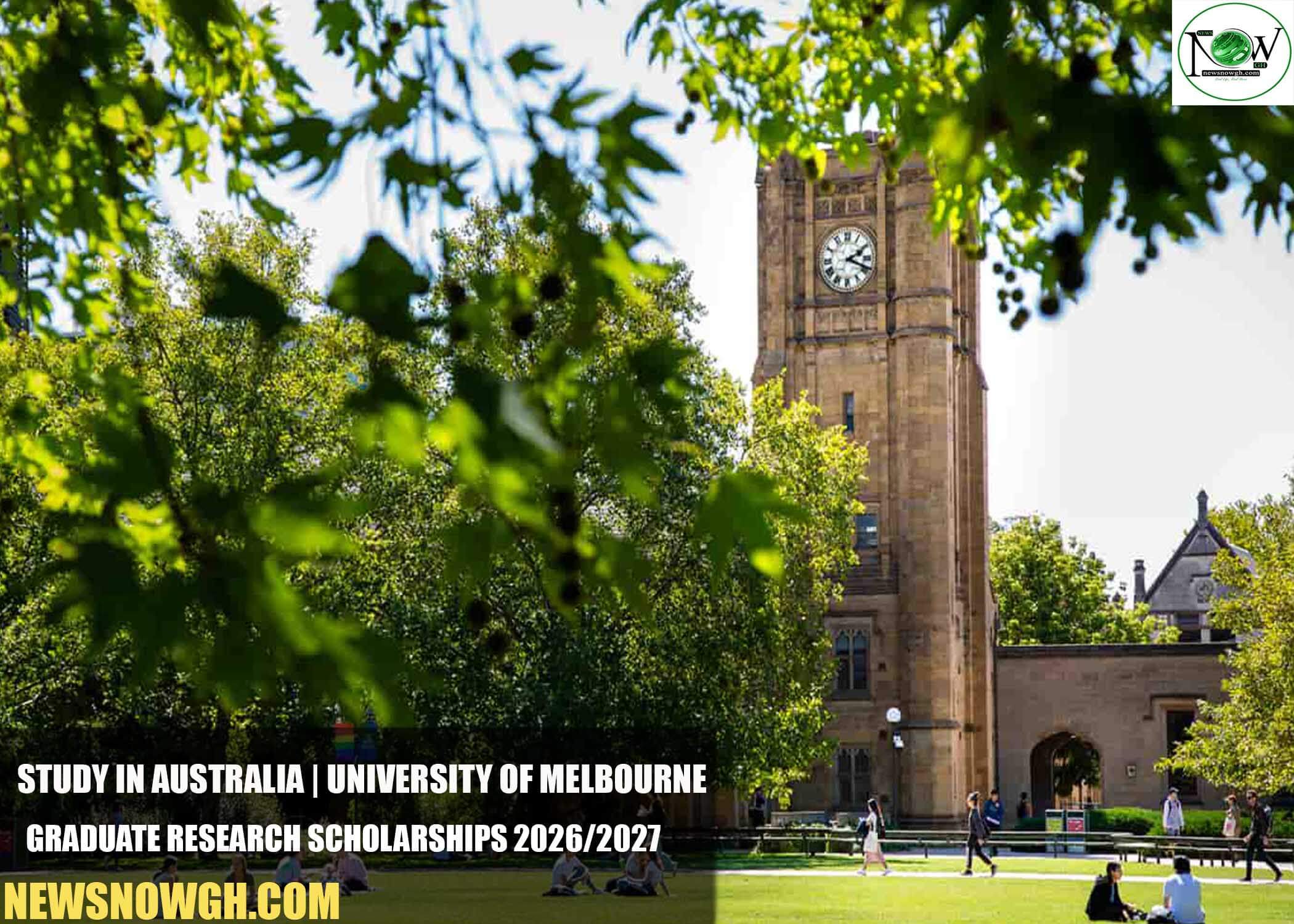 University of Melbourne Graduate Research Scholarships
