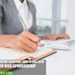 Administrative Assistant Jobs in USA 2026 with Visa Sponsorship