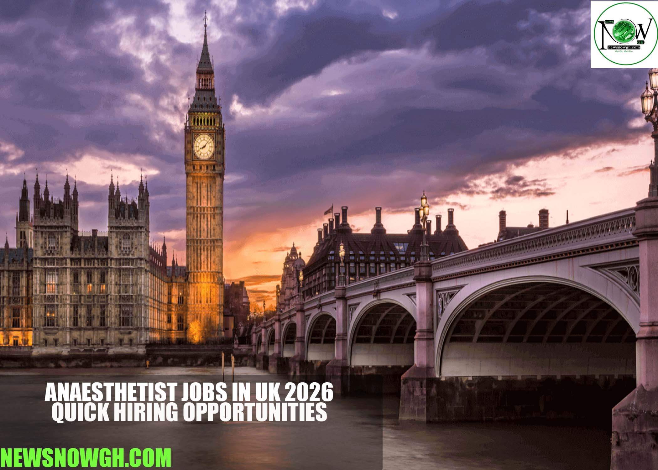 Anaesthetist Jobs in UK 2026