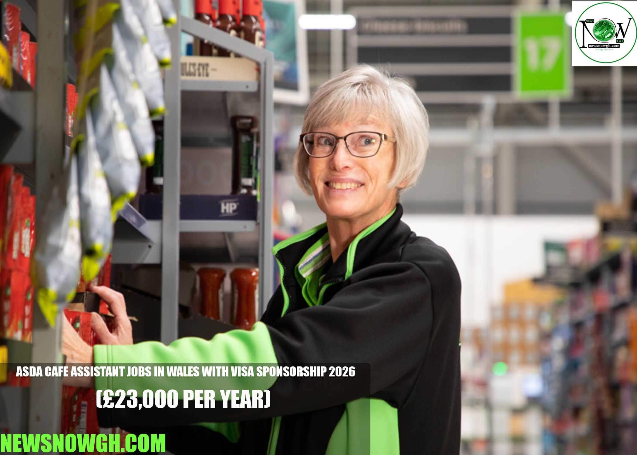 Asda Cafe Assistant Jobs in Wales with Visa Sponsorship 2026