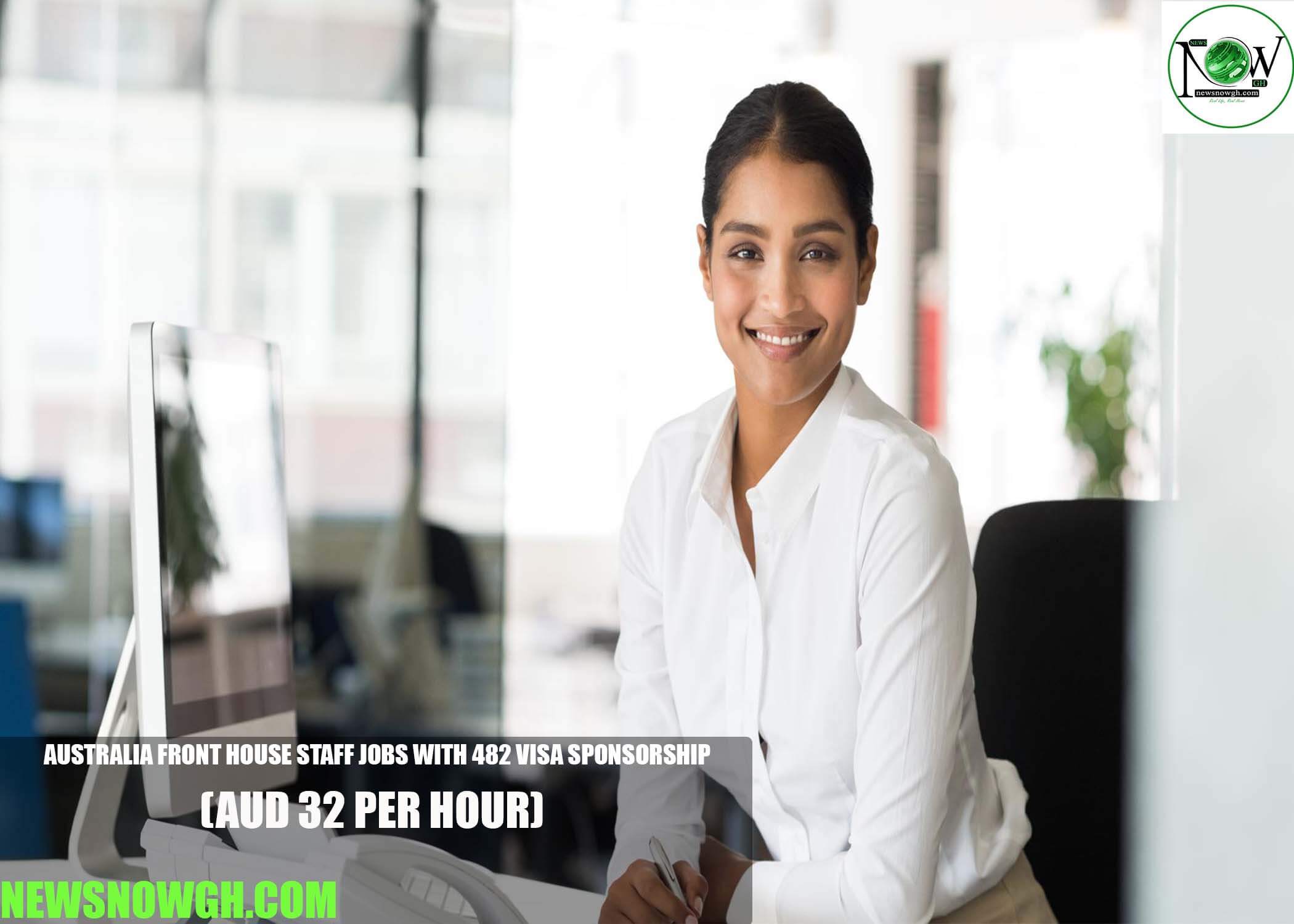 Australia Front House Staff Jobs with 482 Visa Sponsorship