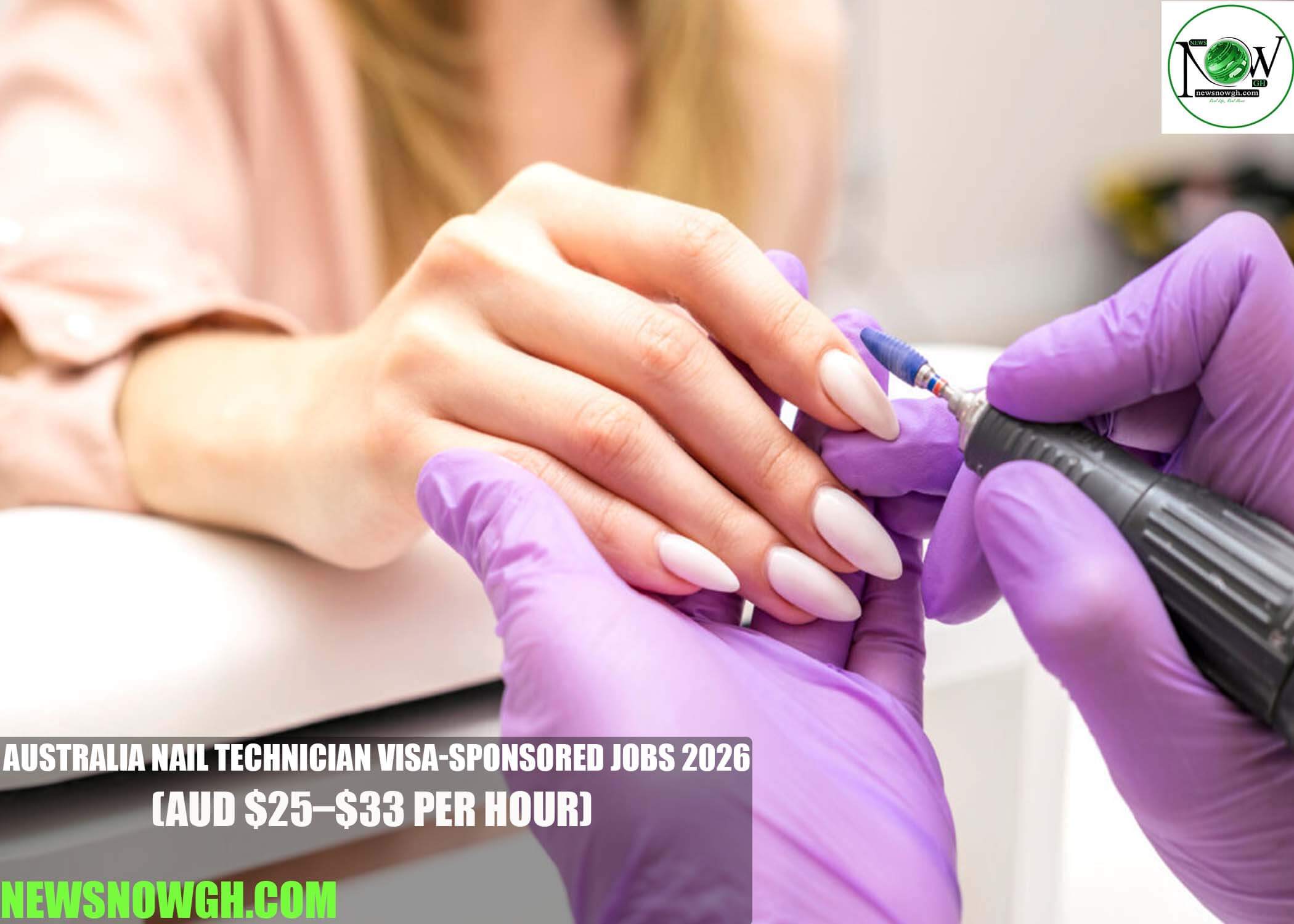 Australia Nail Technician Visa-Sponsored Jobs