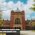 Birmingham Business School Masters Scholarships