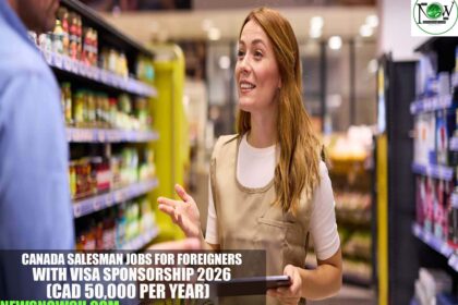 Canada Salesman Jobs for Foreigners
