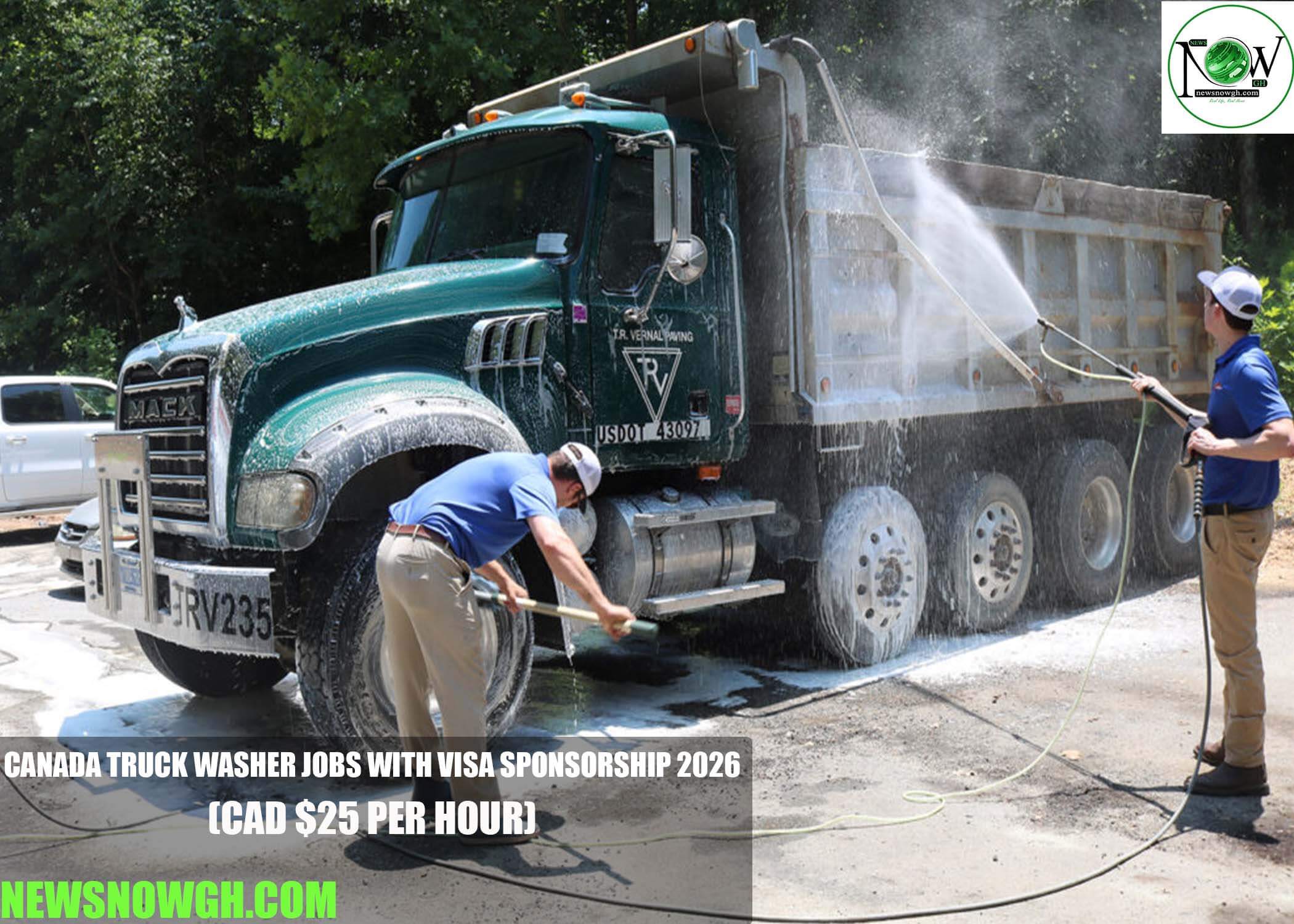 Canada Truck Washer Jobs with Visa Sponsorship 2026
