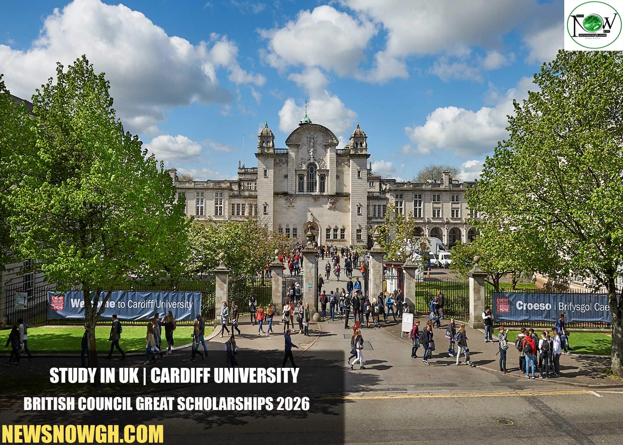 Cardiff University British Council Great Scholarships