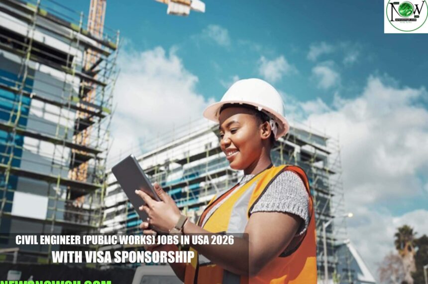 Civil Engineer (Public Works) Jobs in USA 2026 with Visa Sponsorship
