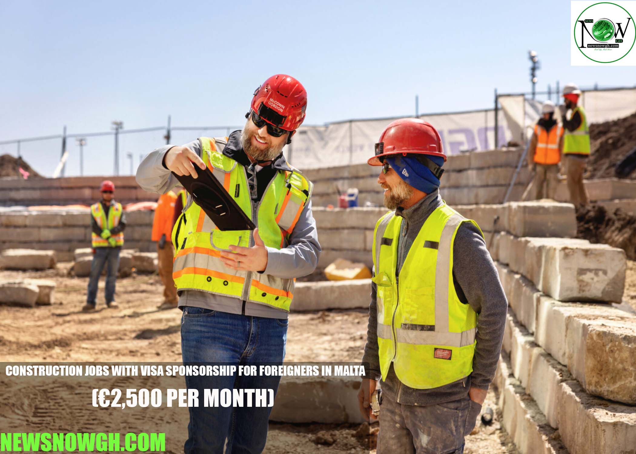 Construction Jobs with Visa Sponsorship for Foreigners in Malta