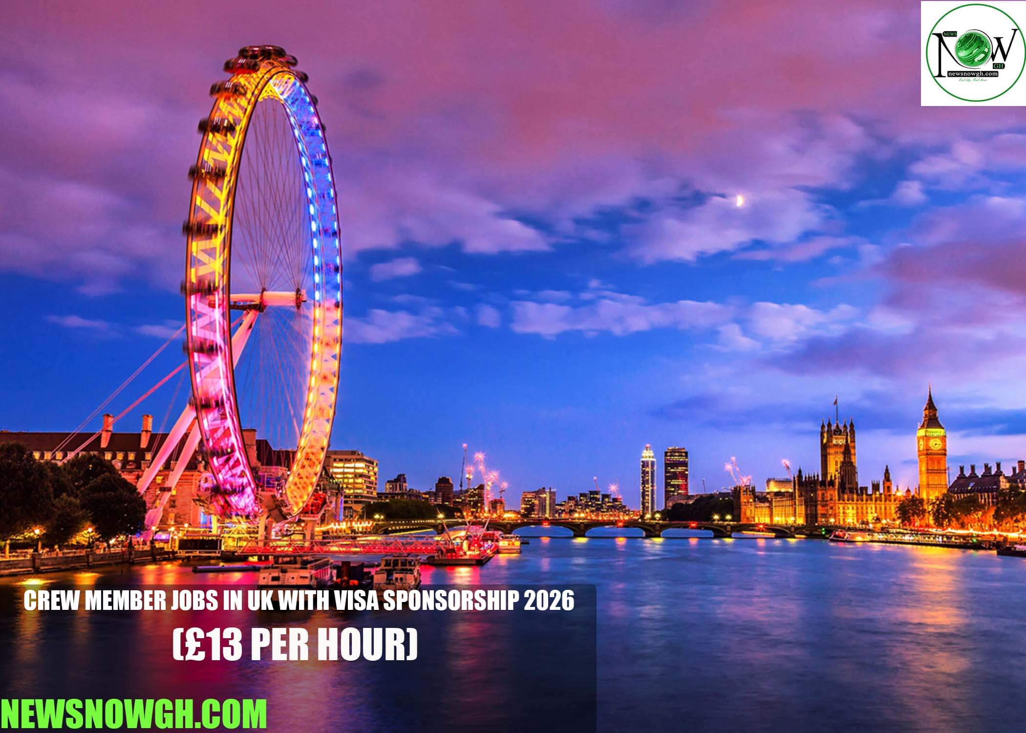 Crew Member Jobs in UK with Visa Sponsorship 2026
