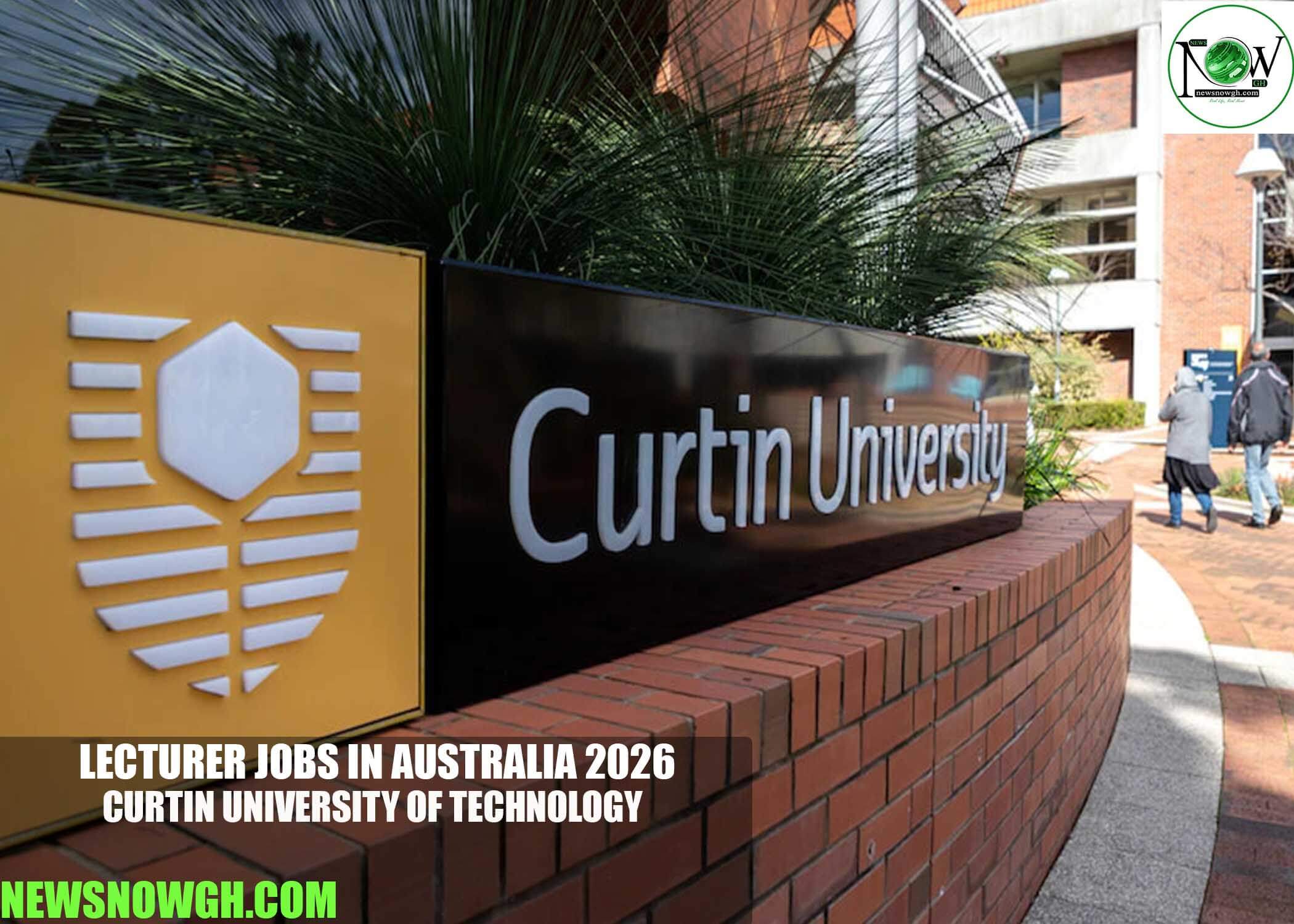 Lecturer Jobs in Australia 2026 | Curtin University of Technology