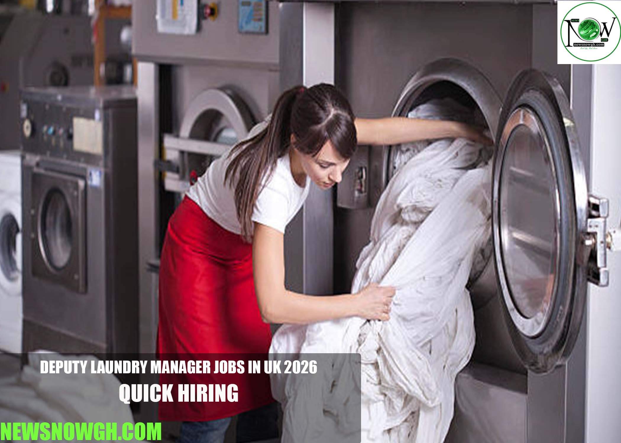Deputy Laundry Manager Jobs in UK 2026