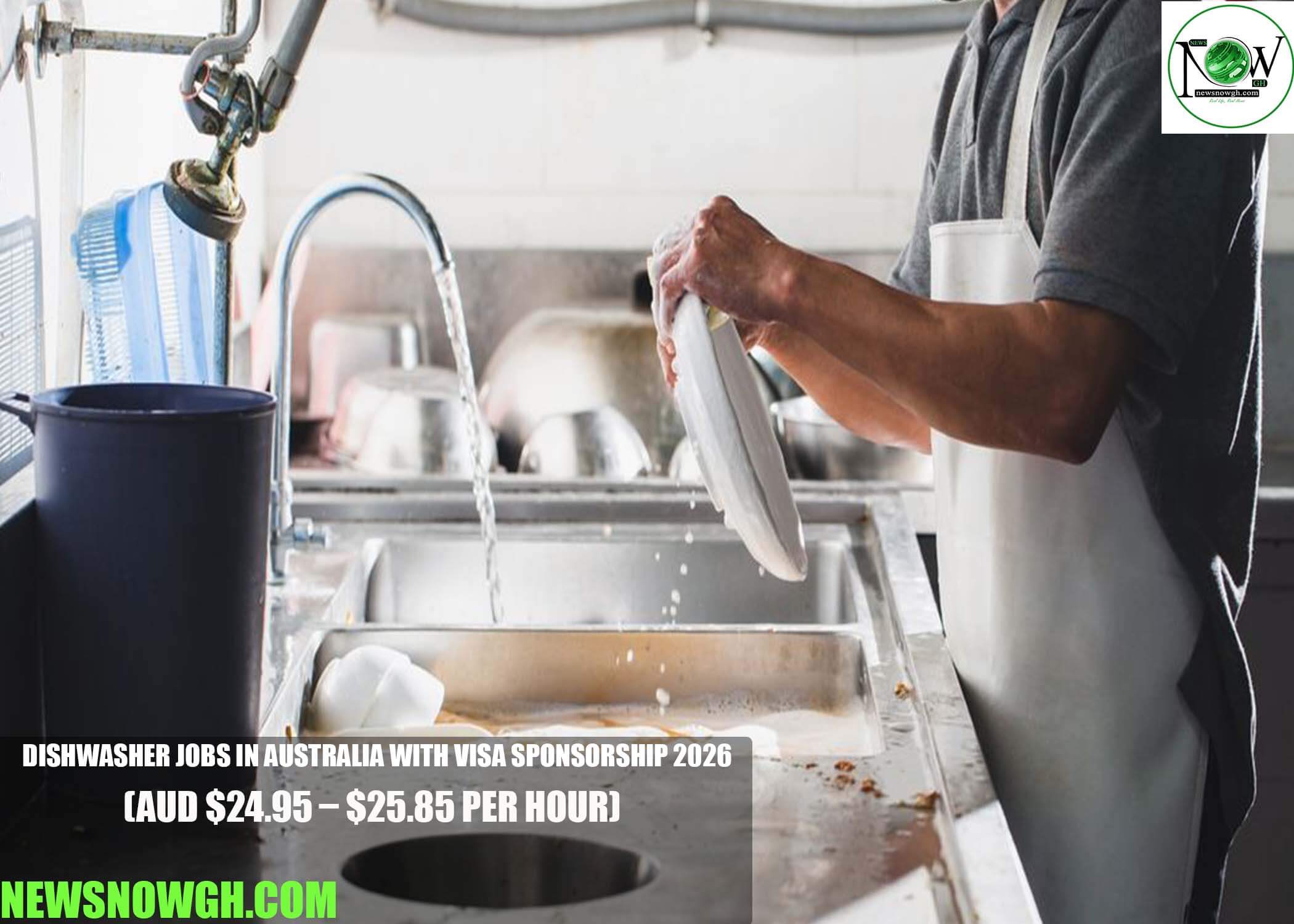 Dishwasher Jobs in Australia with Visa Sponsorship 2026