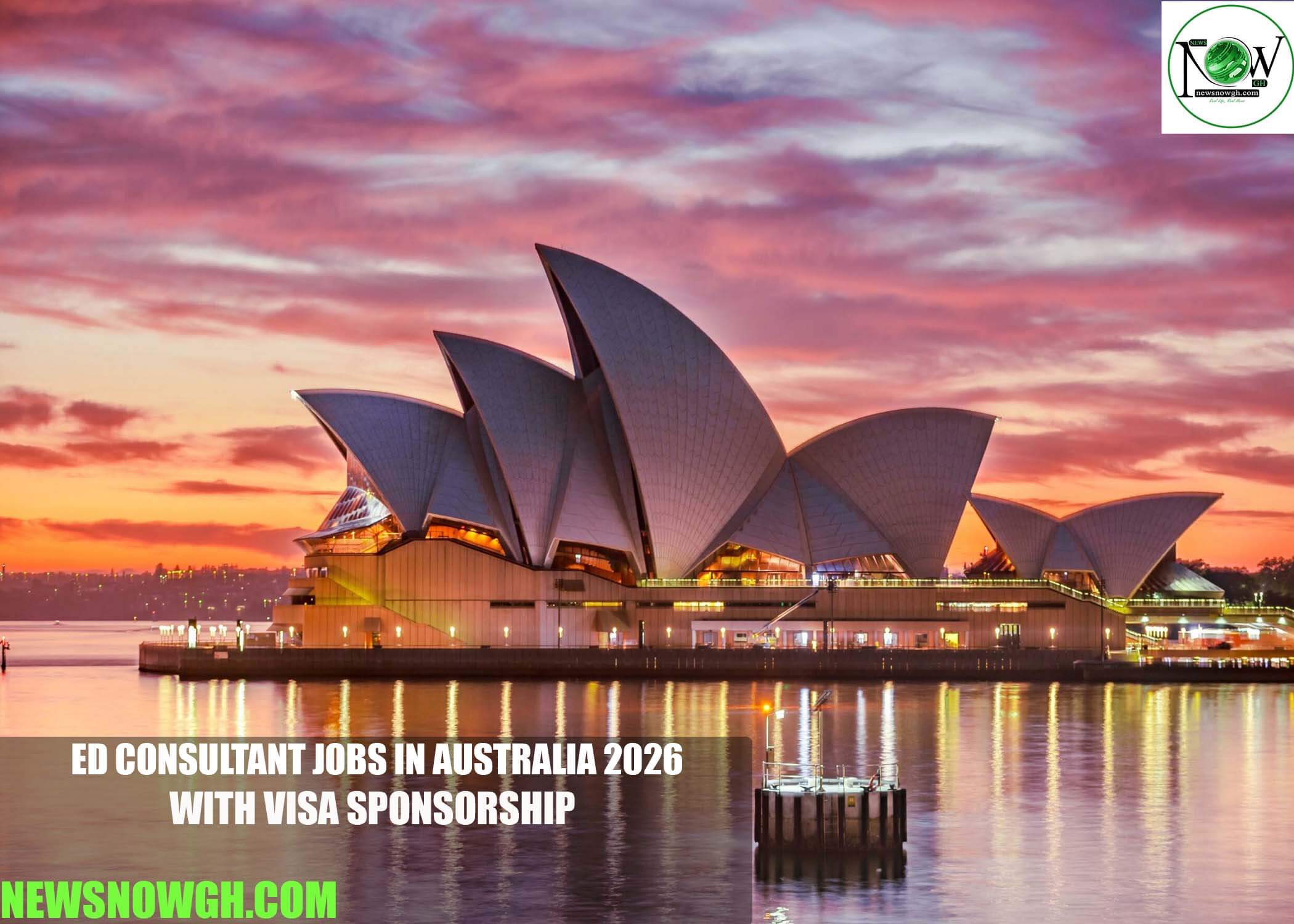 ED Consultant Jobs in Australia 2026 with Visa Sponsorship