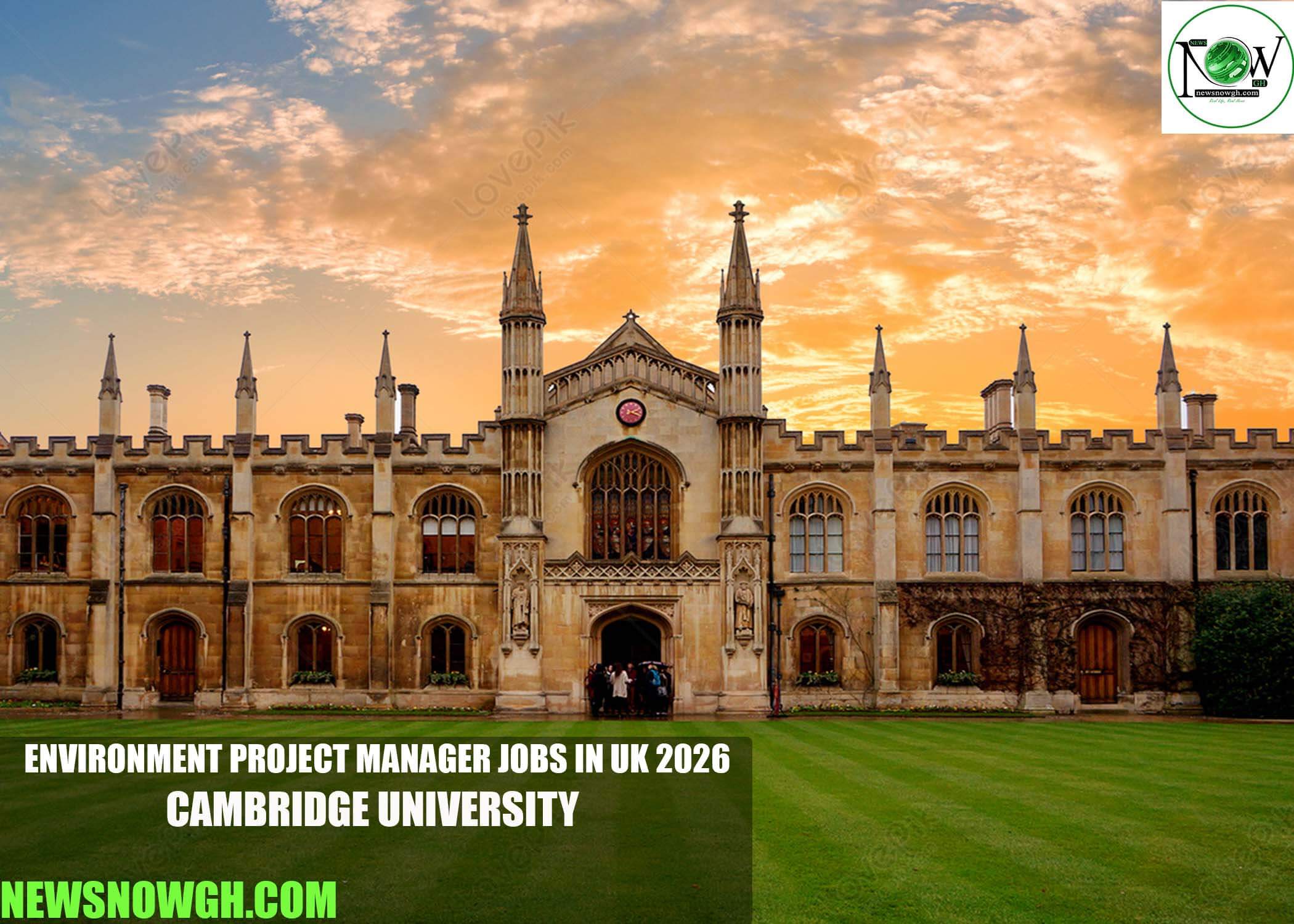 Environment Project Manager Jobs in UK 2026 | Cambridge University