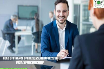 Head of Finance Operations Job in UK 2026 | Visa Sponsorship