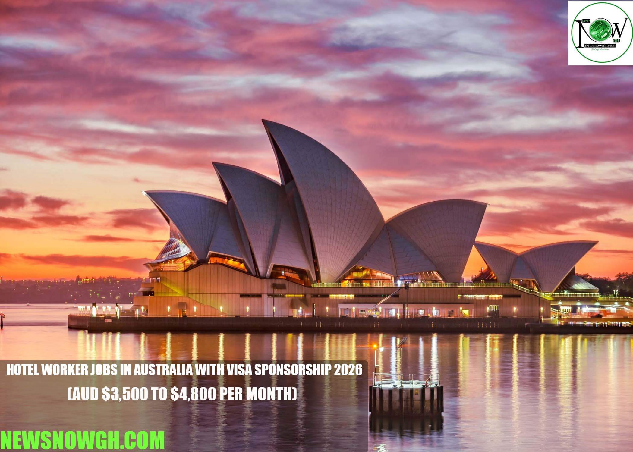 Hotel Worker Jobs in Australia with Visa Sponsorship 2026