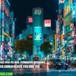 Japan Proposes Visa Fee Hike: Permanent Residency Charges Could Reach 200,000 Yen