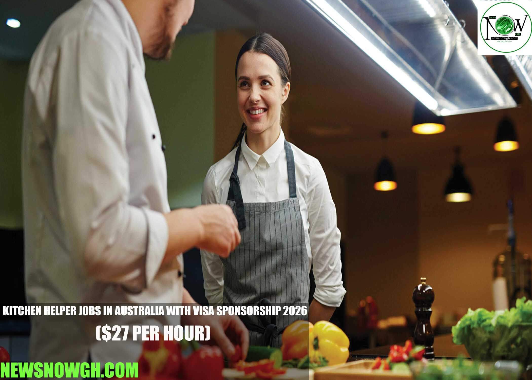 Kitchen Helper Jobs in Australia with Visa Sponsorship 2026
