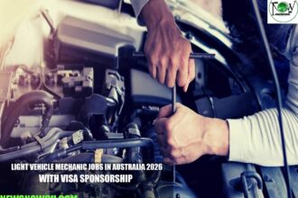 Light Vehicle Mechanic Jobs in Australia 2026 with Visa Sponsorship