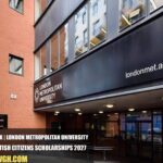 London Metropolitan University Global British Citizens Scholarships