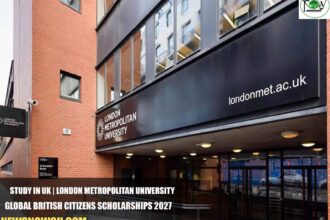 London Metropolitan University Global British Citizens Scholarships