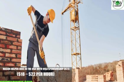 Mason Helper Jobs in the USA with Visa Sponsorship 2026