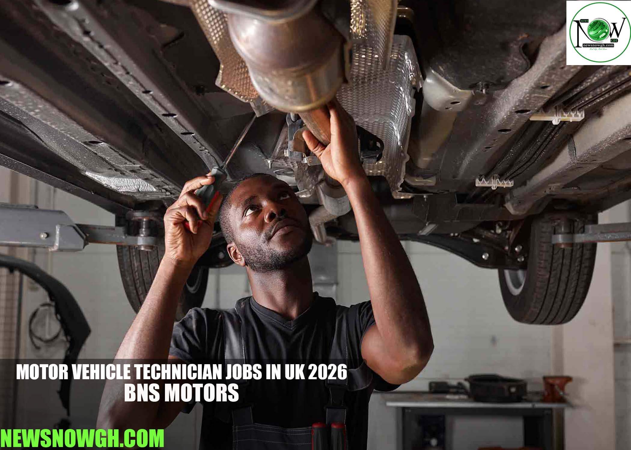 Motor Vehicle Technician Jobs in UK 2026 | BNS Motors