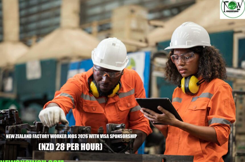 New Zealand Factory Worker Jobs 2026