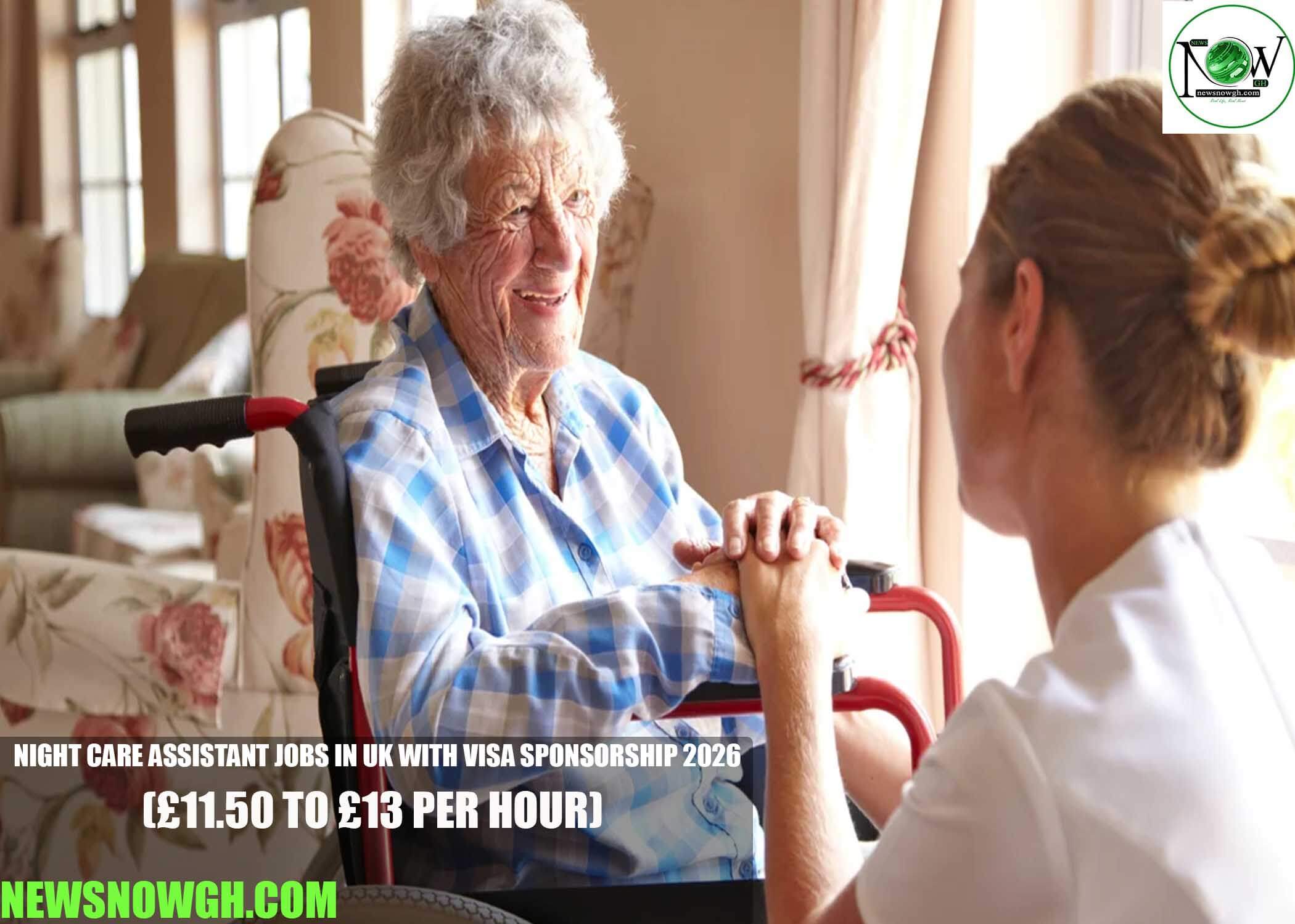 Night Care Assistant Jobs in UK with Visa Sponsorship 2026