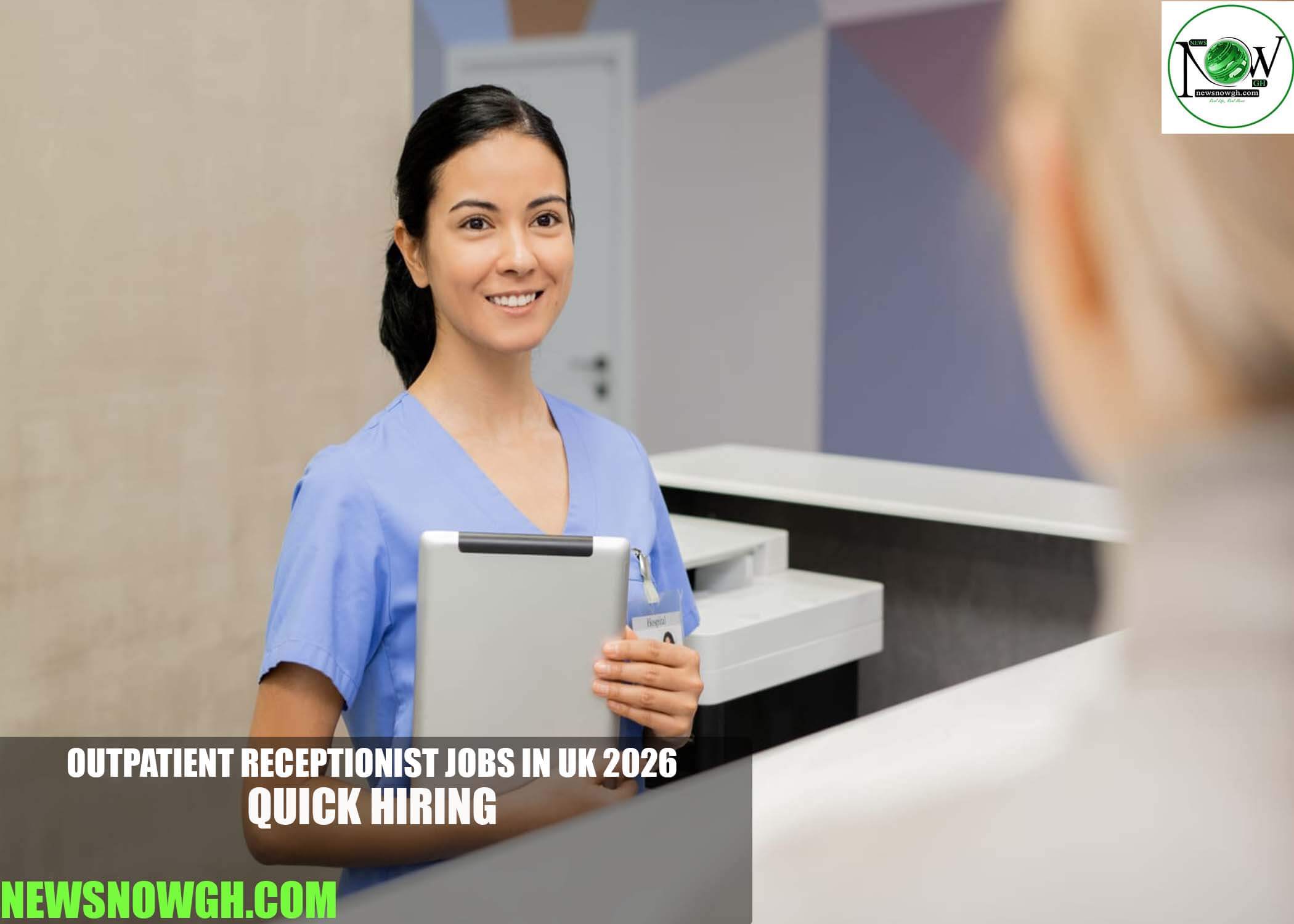 Outpatient Receptionist Jobs in UK 2026