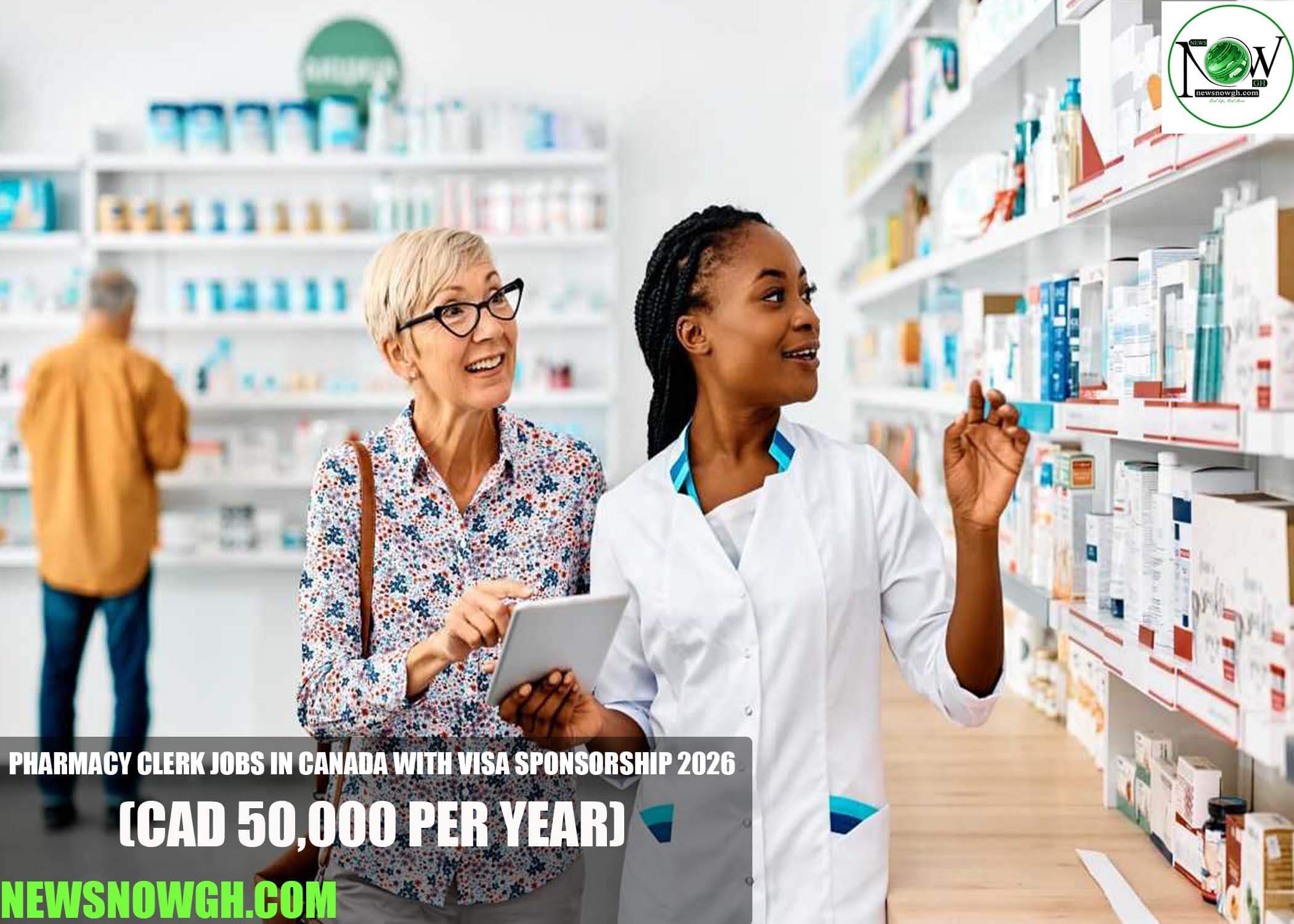 Pharmacy Clerk Jobs in Canada with Visa Sponsorship
