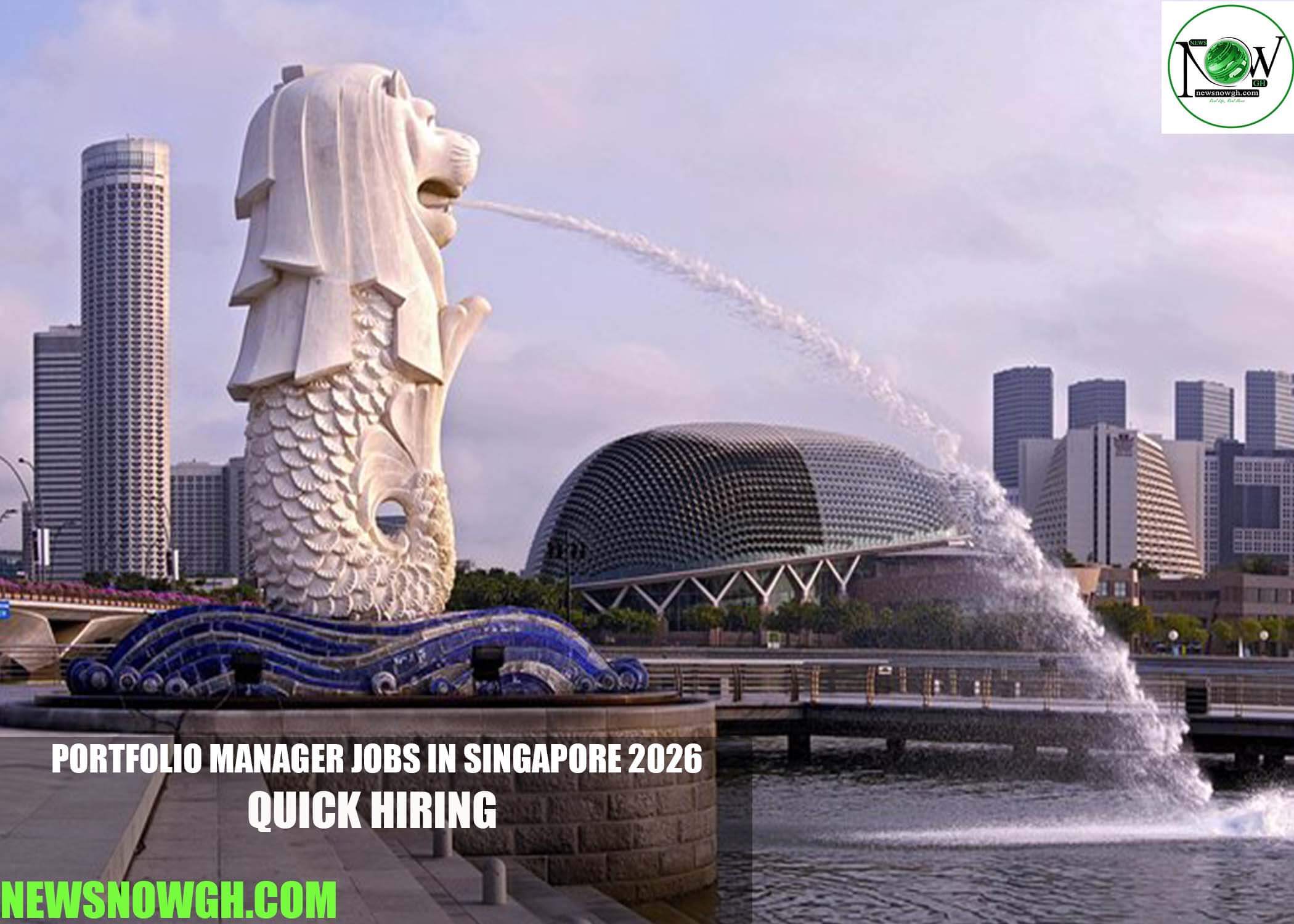 Portfolio Manager Jobs in Singapore 2026