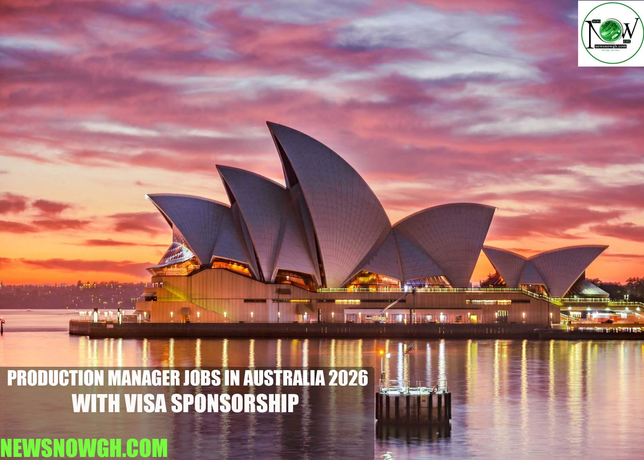 Production Manager Jobs in Australia 2026 with Visa Sponsorship