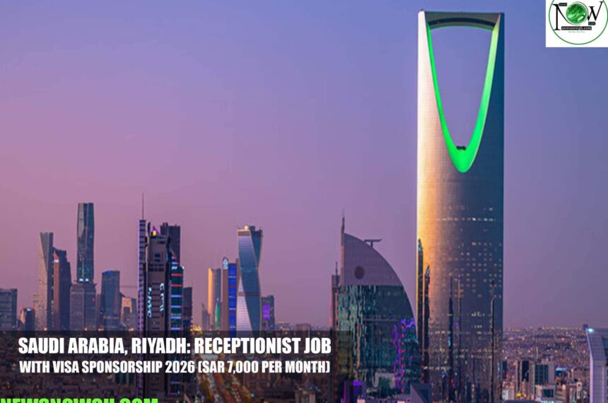 Saudi Arabia Receptionist Job