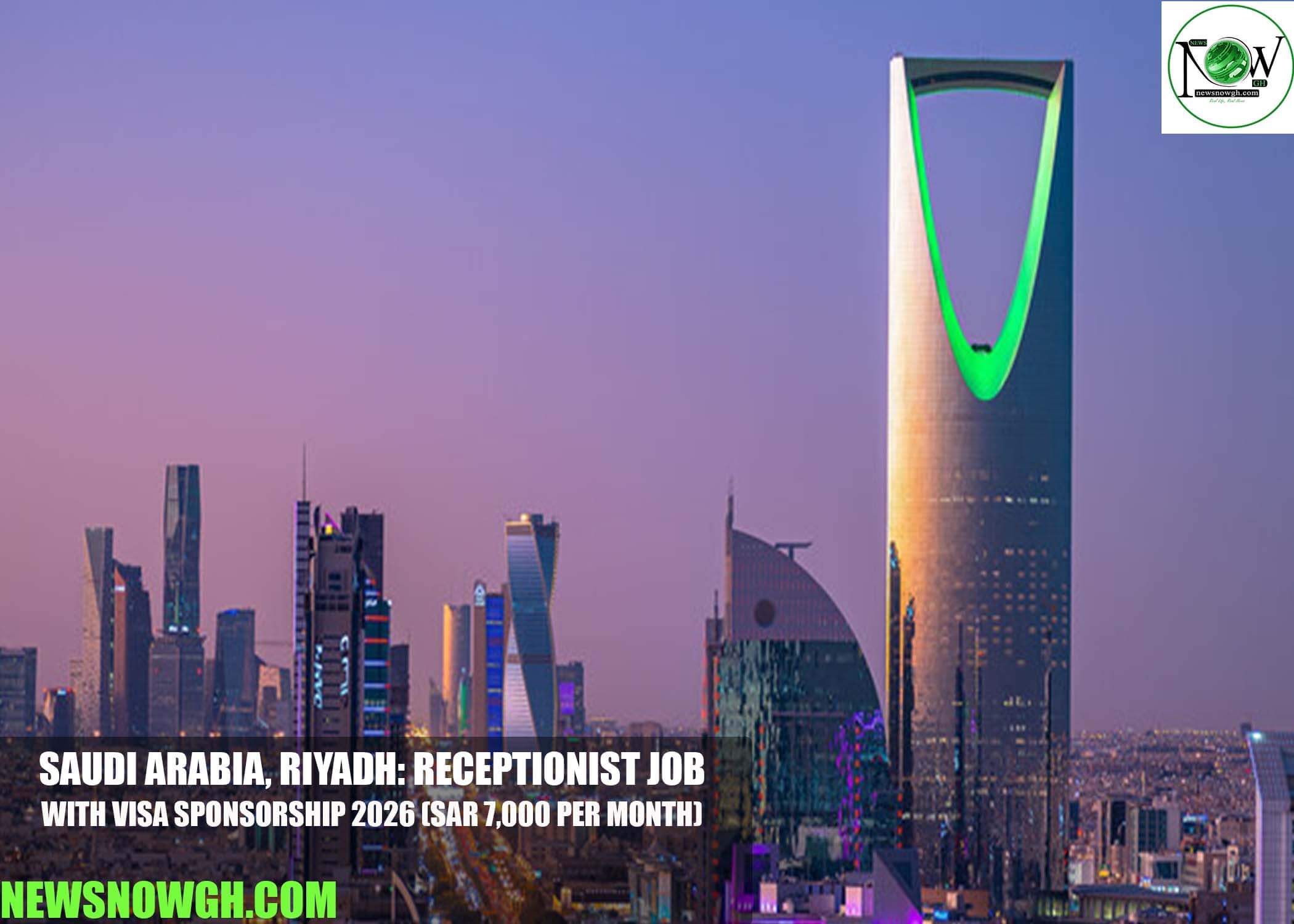 Saudi Arabia Receptionist Job