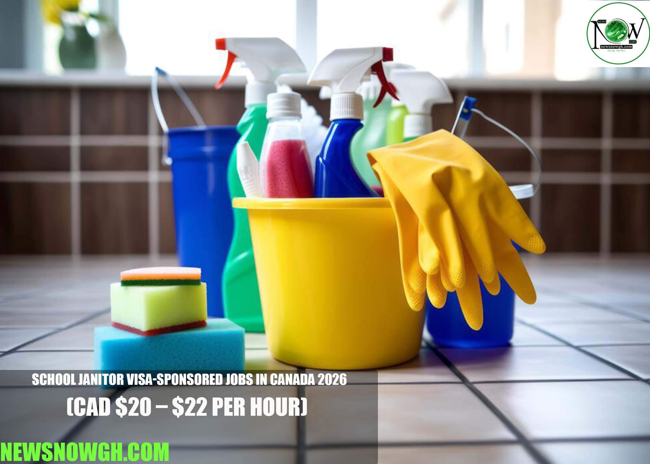 School Janitor Visa-Sponsored Jobs in Canada 2026