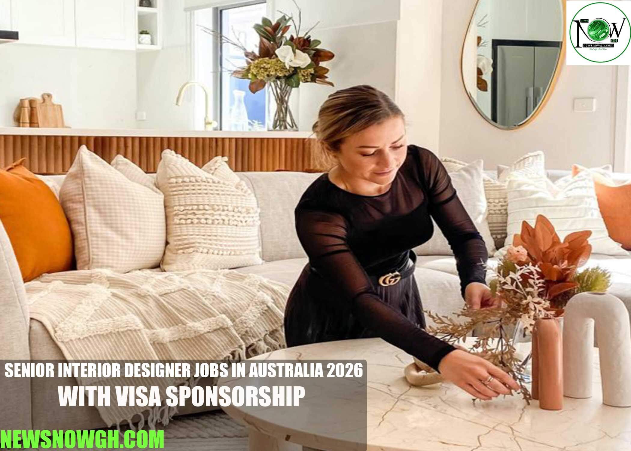 Senior Interior Designer Jobs in Australia 2026 with Visa Sponsorship