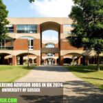 Staff Wellbeing Advisor Jobs in UK 2026 | University of Sussex