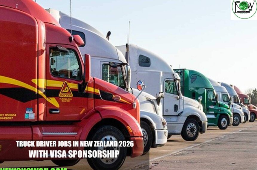 Truck Driver Jobs in New Zealand 2026 with Visa Sponsorship