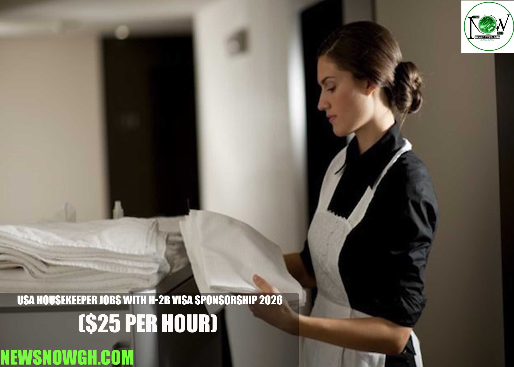 USA Housekeeper Jobs with H-2B Visa Sponsorship 2026