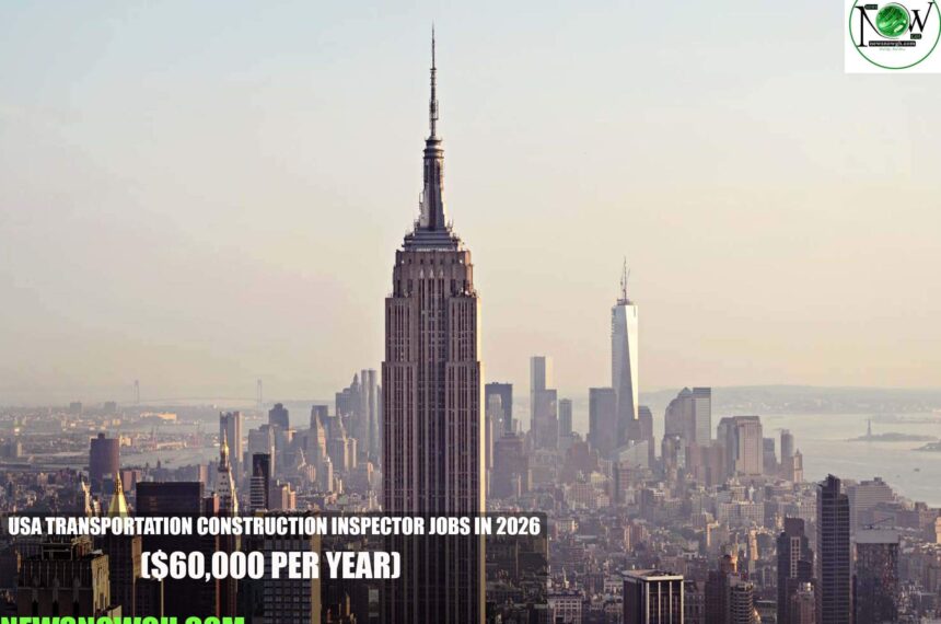USA Transportation Construction Inspector Jobs in 2026