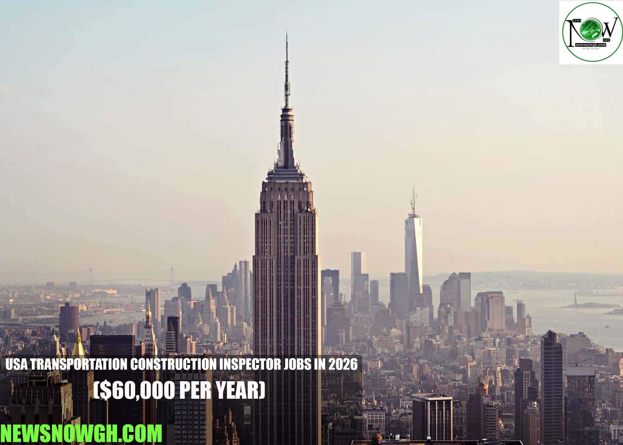 USA Transportation Construction Inspector Jobs in 2026