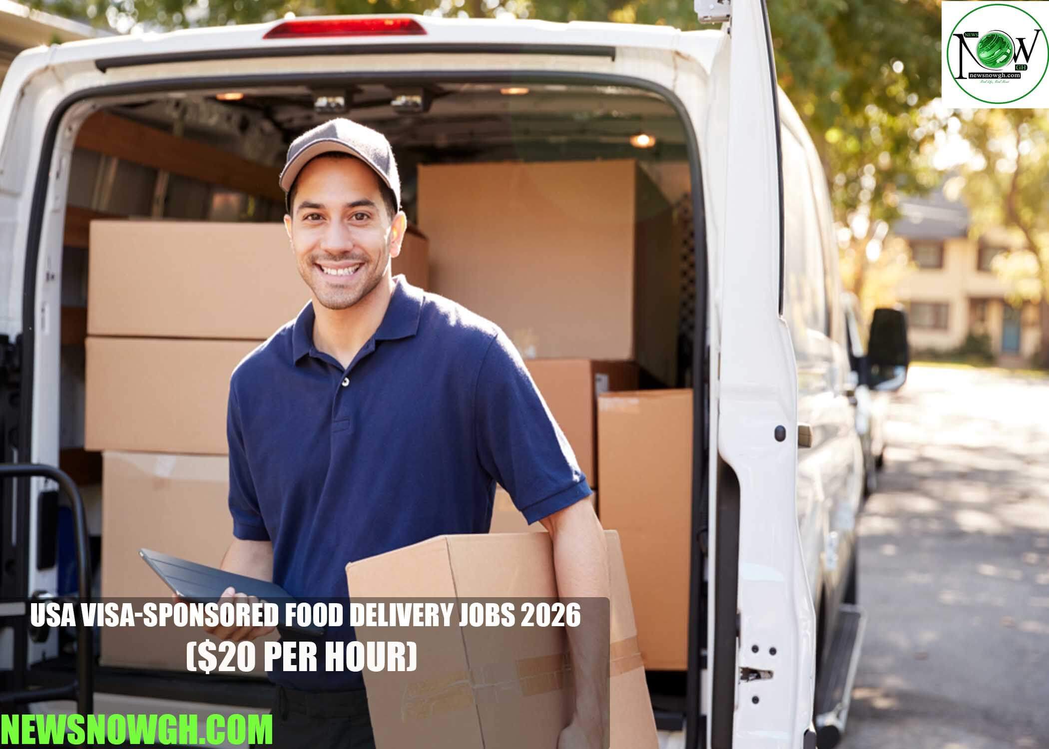 USA Visa-Sponsored Food Delivery Jobs 2026