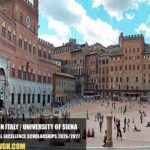 University of Siena International Excellence Scholarships