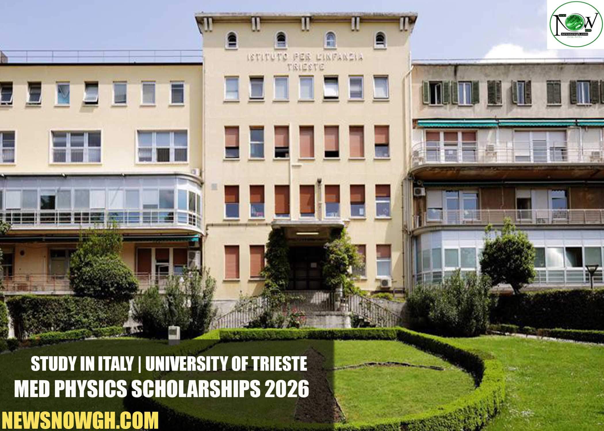 University of Trieste Med Physics Scholarships