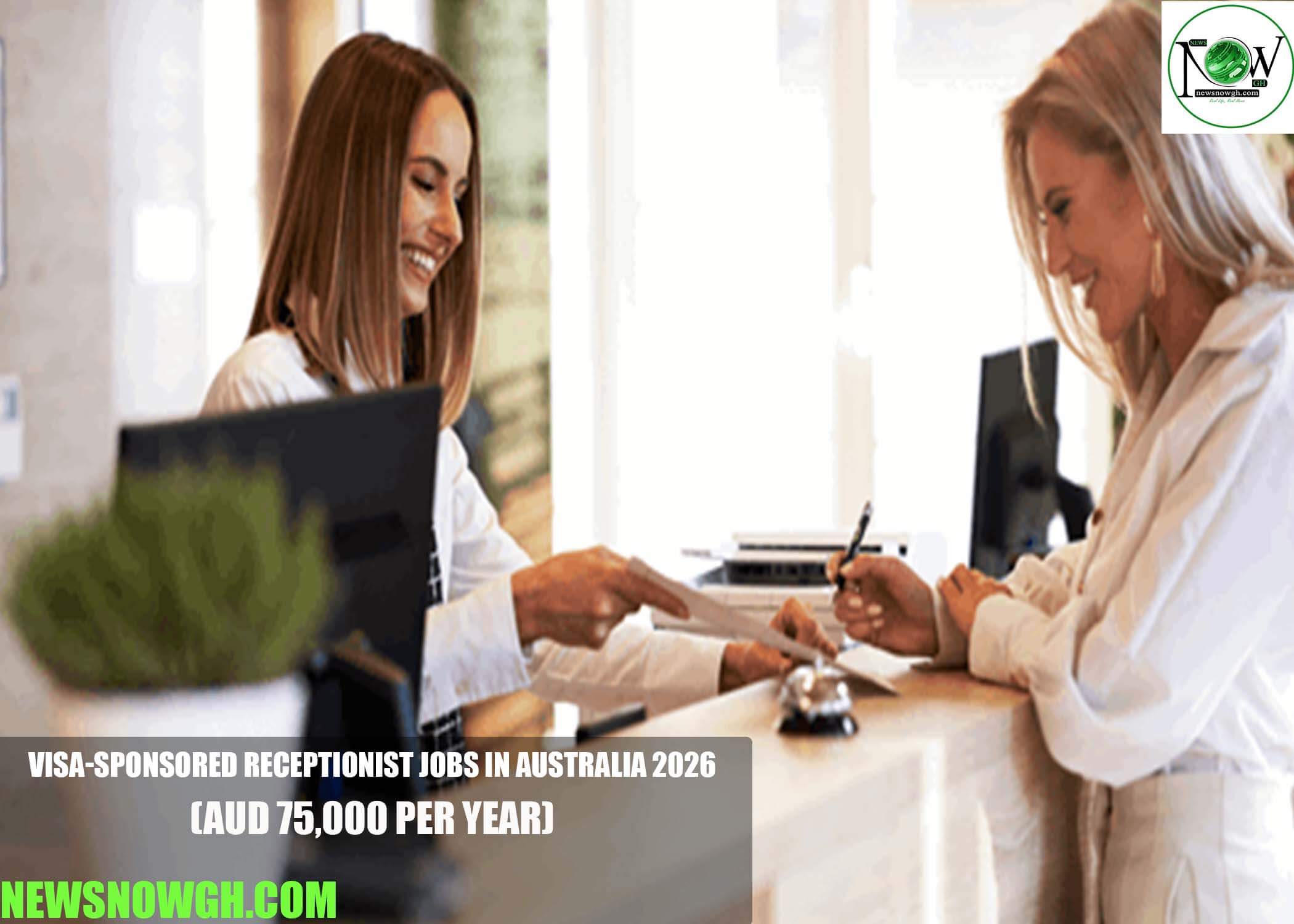 Visa-Sponsored Receptionist Jobs in Australia 2026