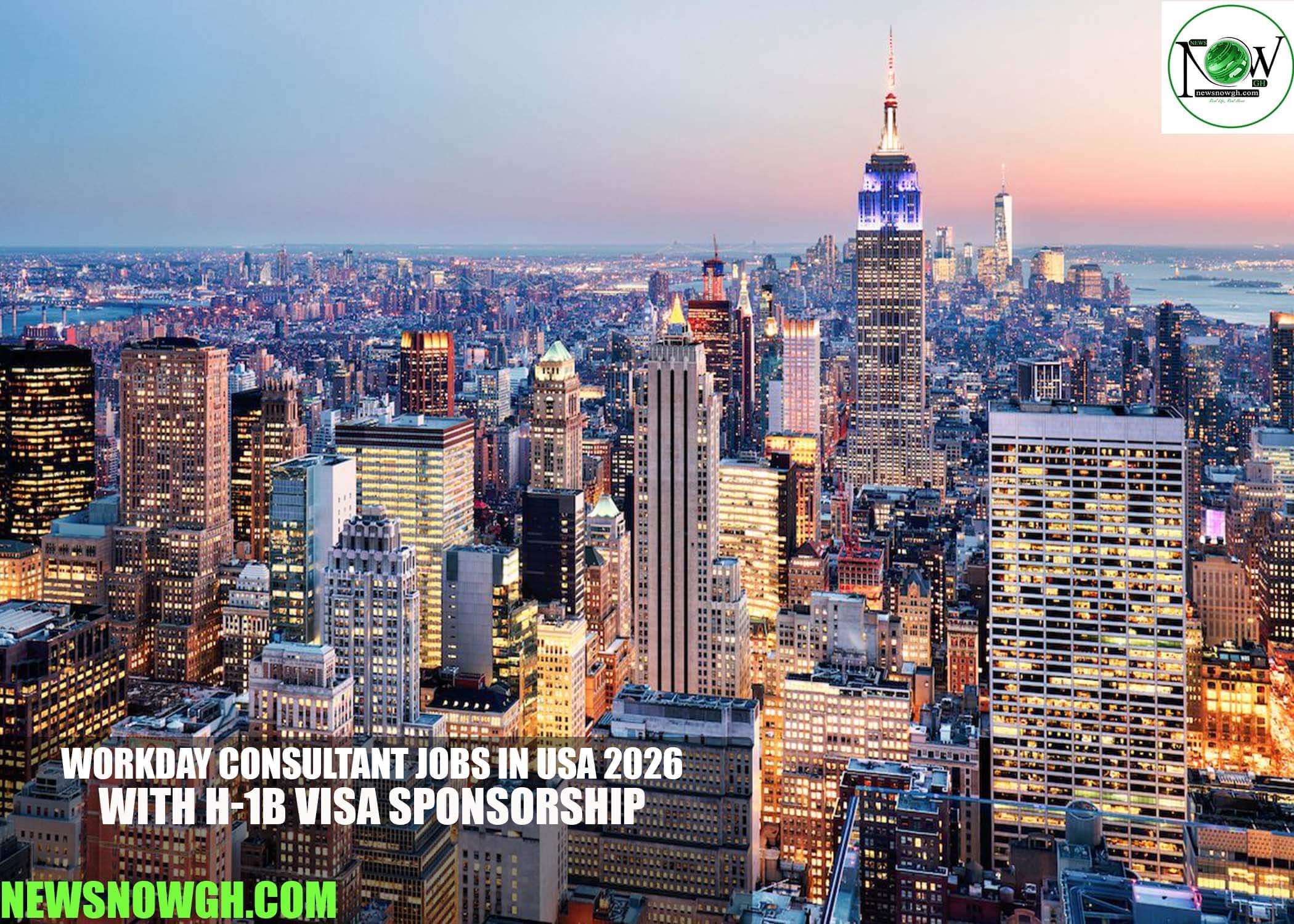 Workday Consultant Jobs in USA 2026 with H-1B Visa Sponsorship