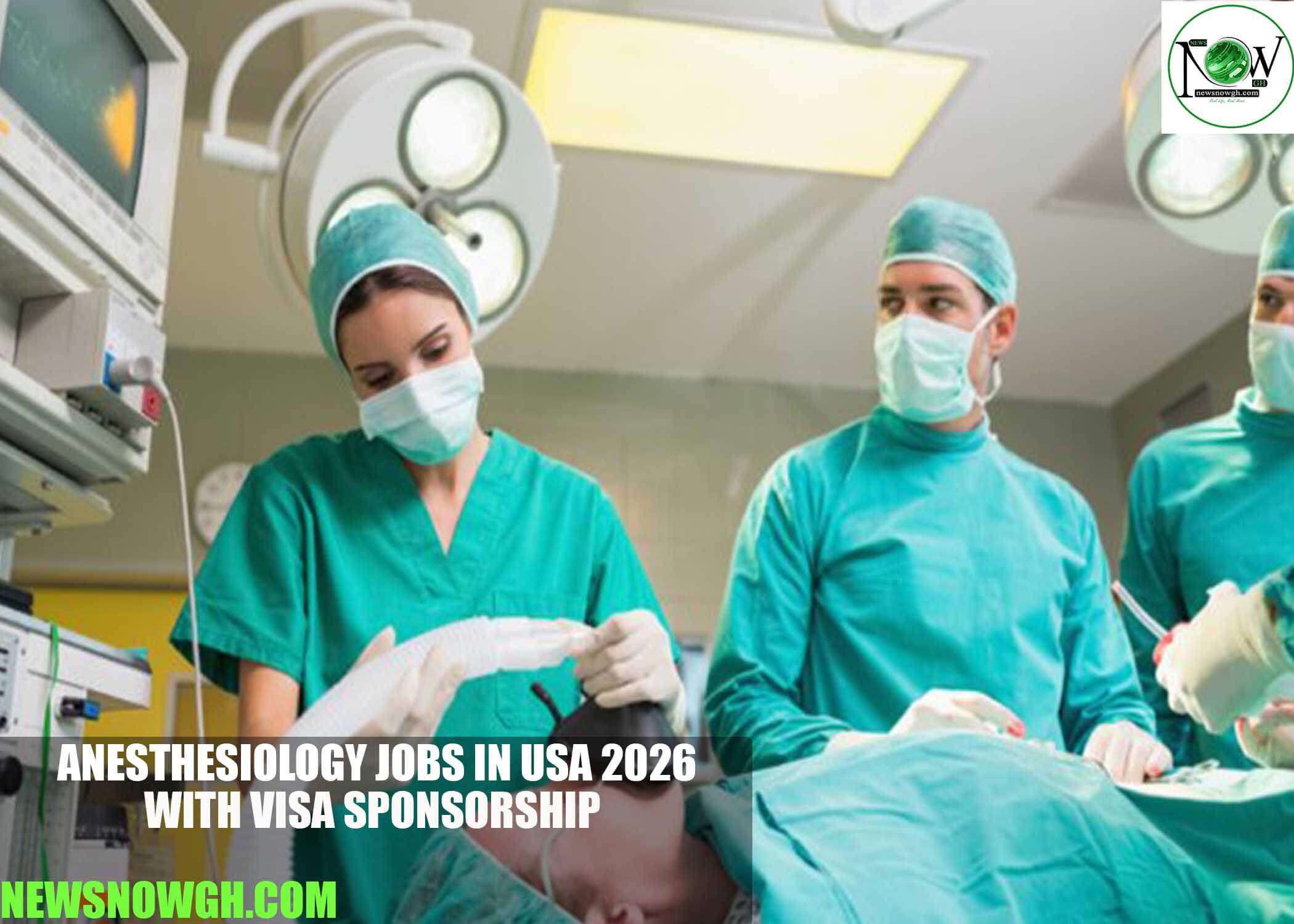 Anesthesiology Jobs in USA 2026 with Visa Sponsorship