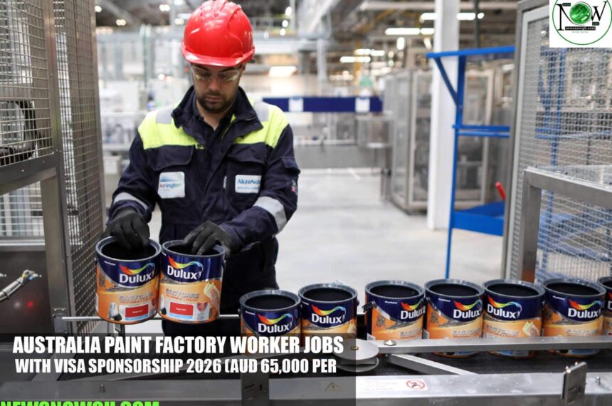 Australia Paint Factory Worker Jobs